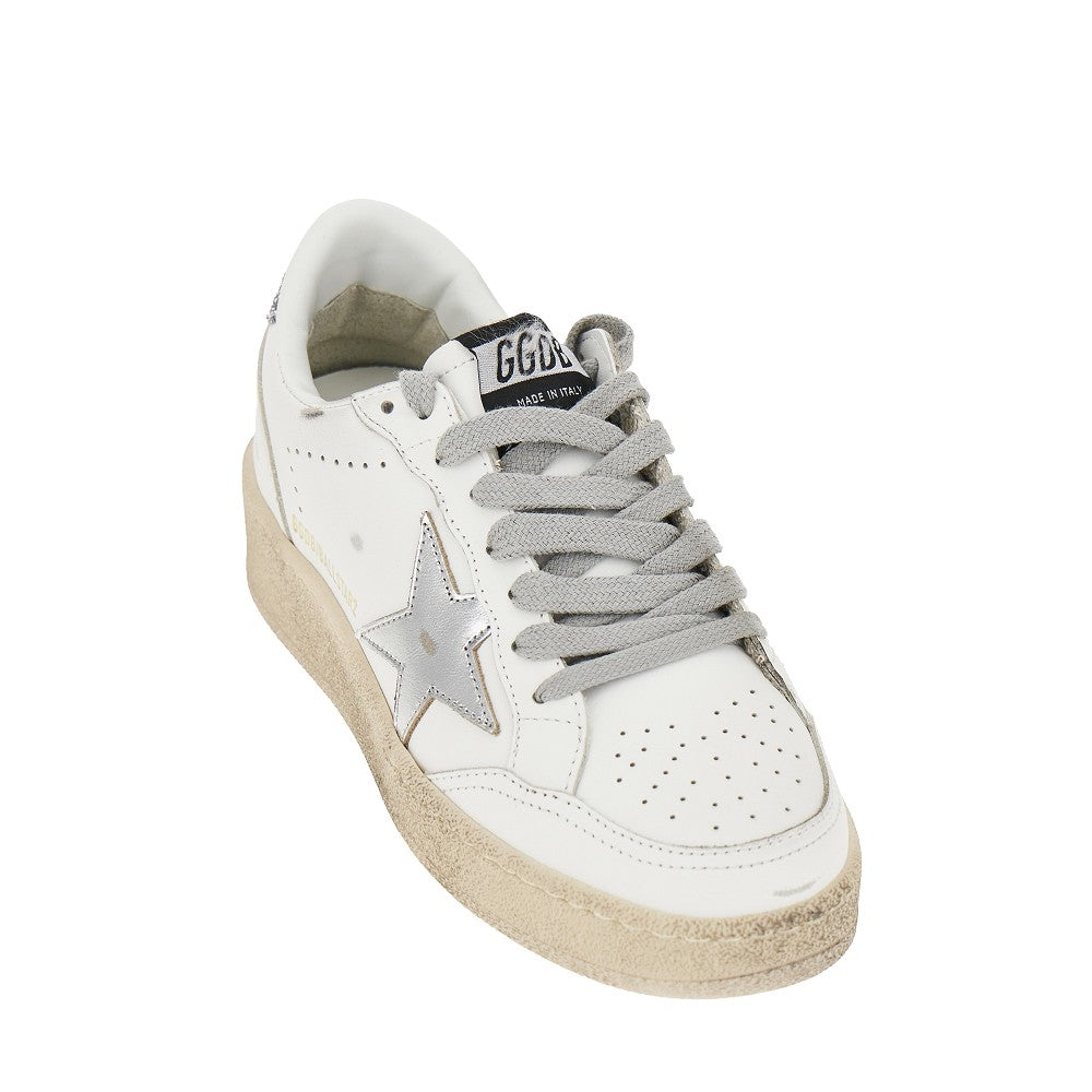 GOLDEN GOOSE 35 leather ballstar sneakers