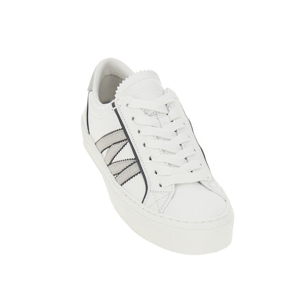 MONCLER 36 monaco2 leather sneakers