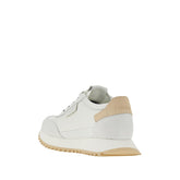 MONCLER 40 pacey2 leather and canvas sneakers