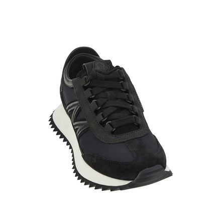 MONCLER 36 pacey2 leather and fabric sneakers