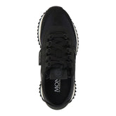 MONCLER 36 pacey2 leather and fabric sneakers
