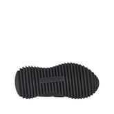 MONCLER 36 pacey2 leather and fabric sneakers