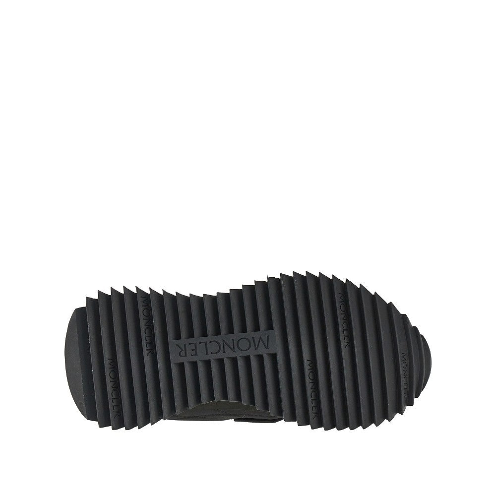 MONCLER 36 pacey2 leather and fabric sneakers