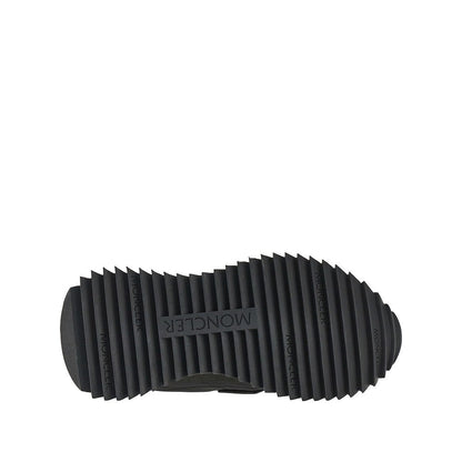 MONCLER 36 pacey2 leather and fabric sneakers