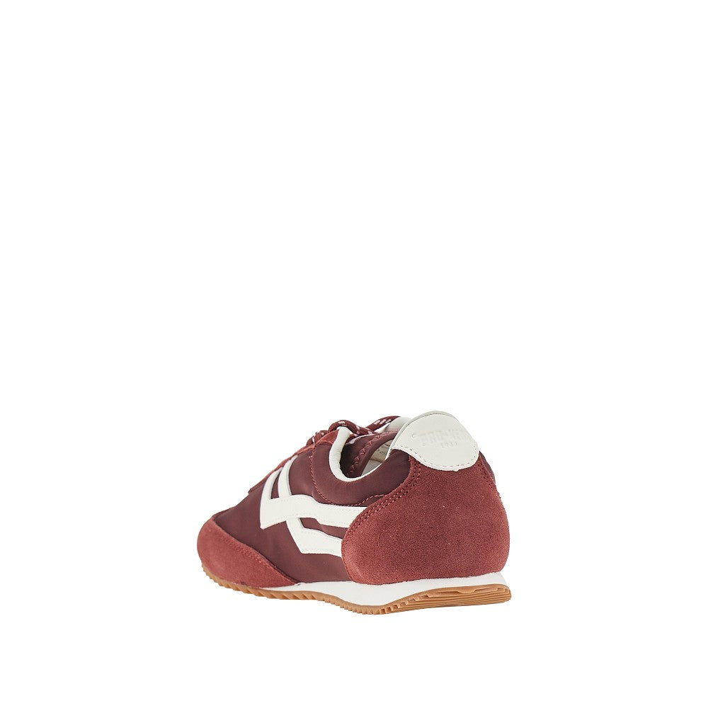 racer 77 nylon and suede leather sneakers