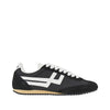 racer 77 nylon and suede leather sneakers