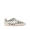 zebra-striped calf-hair racer 77 sneakers
