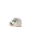 zebra-striped calf-hair racer 77 sneakers