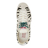 zebra-striped calf-hair racer 77 sneakers