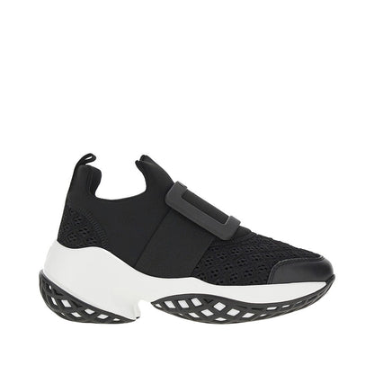 ROGER VIVIER 38 viv run fabric sneakers
