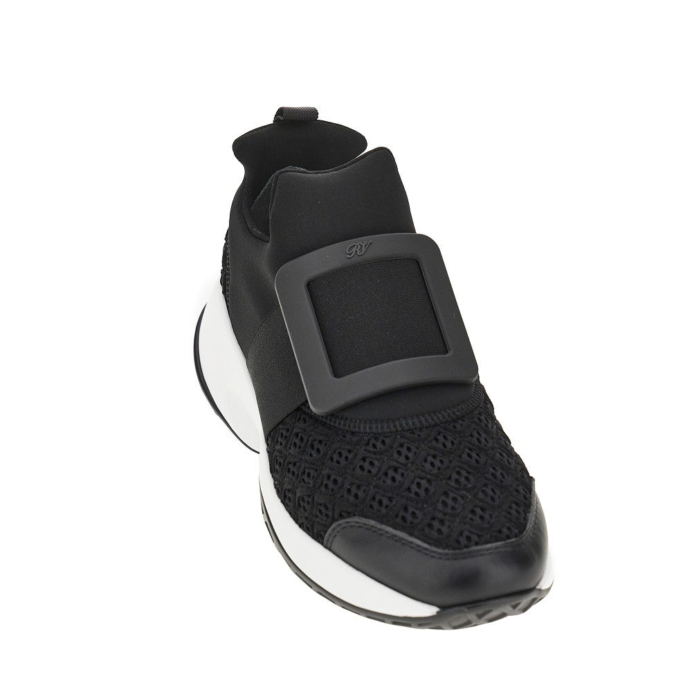 ROGER VIVIER 38 viv run fabric sneakers