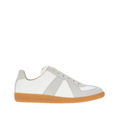 leather replica sneakers