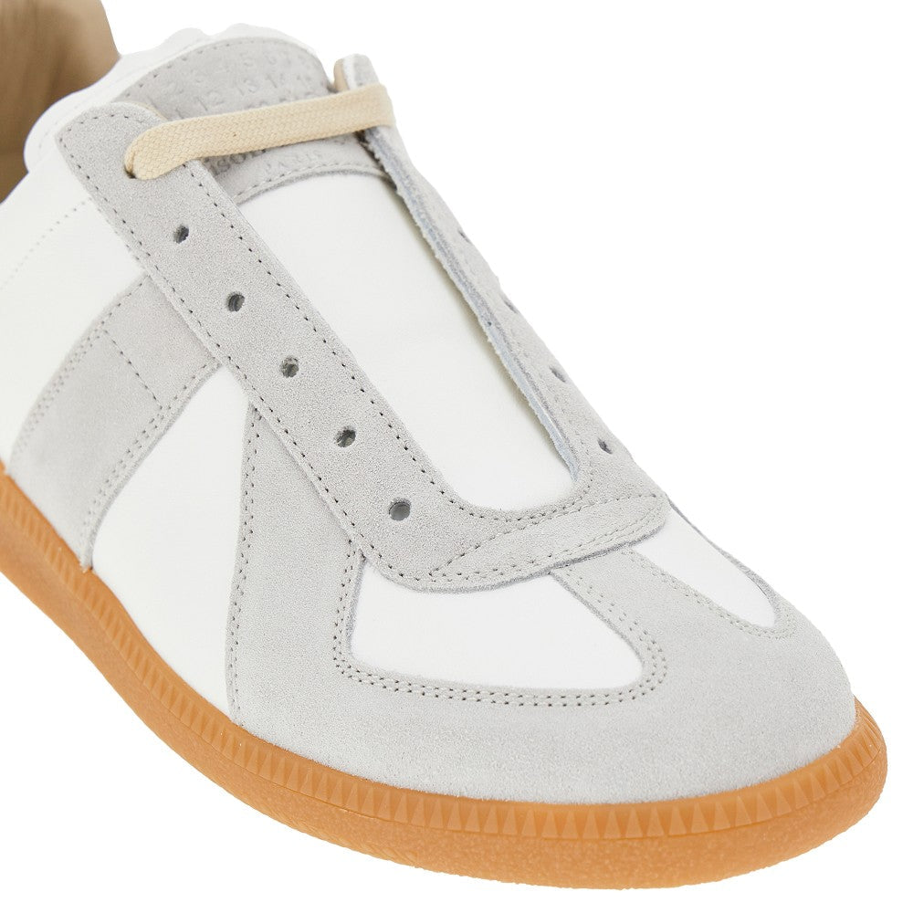 MAISON MARGIELA 36 leather replica sneakers