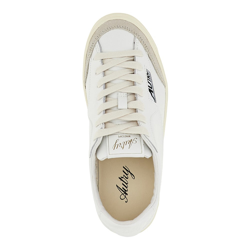 windscape low leather sneakers