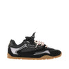 suede leather and nylon sneakers