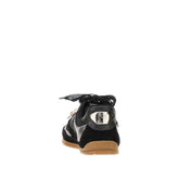 PINKO 36 suede leather and nylon sneakers