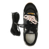 suede leather and nylon sneakers