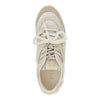 suede leather and velvet sneakers
