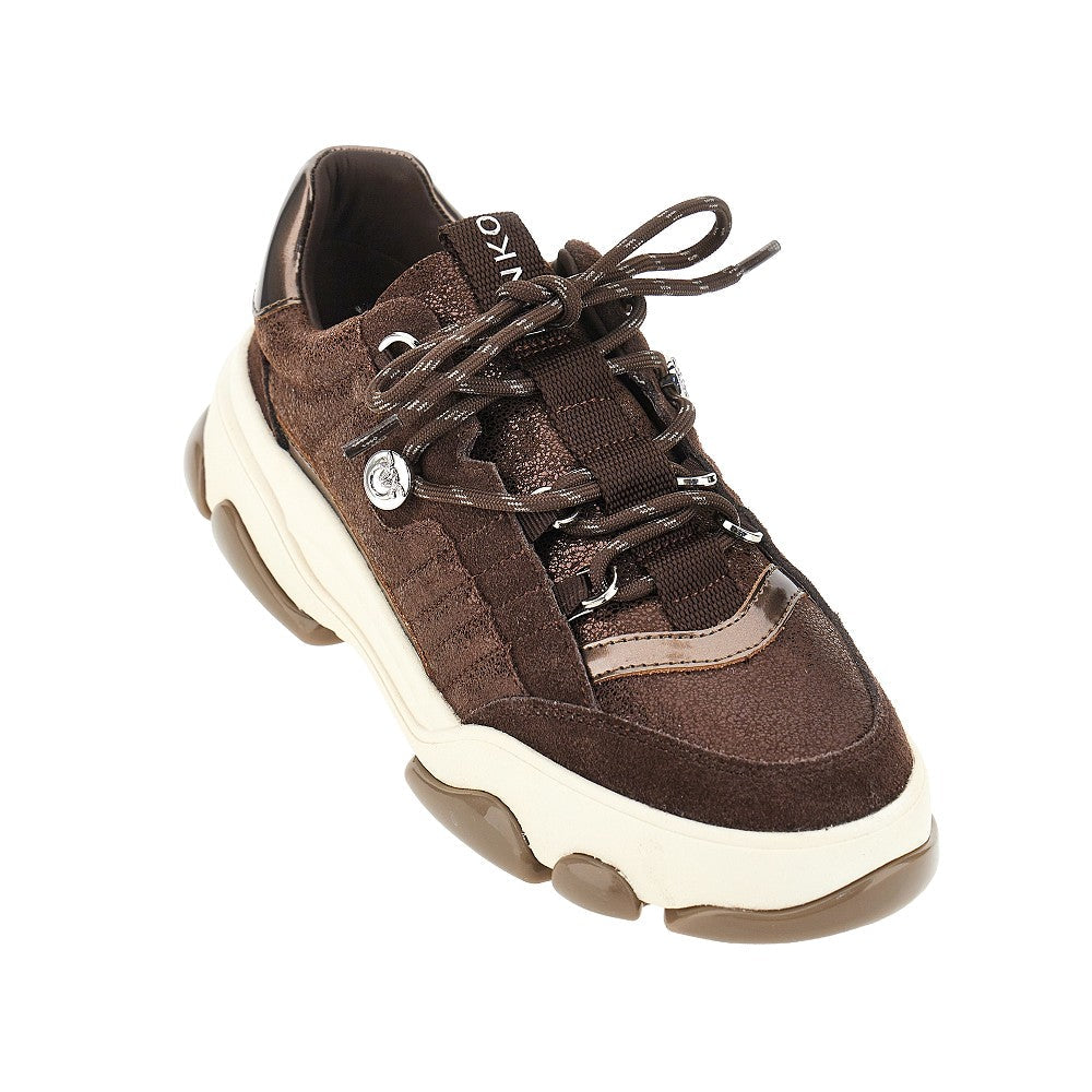PINKO 36 athena leather sneakers