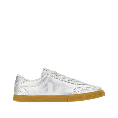 VEJA 36 metallic leather volley sneakers