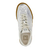 metallic leather volley sneakers