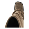 robin suede leather combat boots