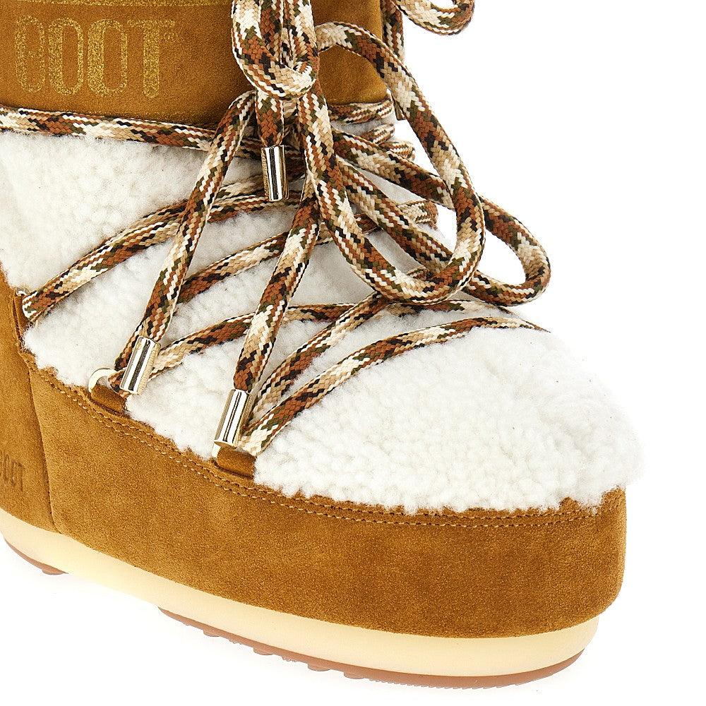 shearling icon low boots