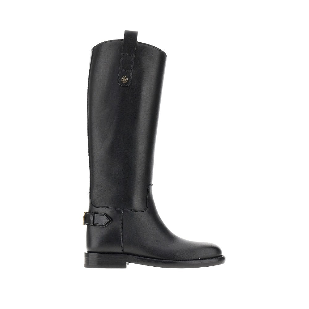 BURBERRY 39 cavalier leather boots