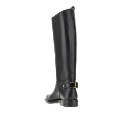 BURBERRY 39 cavalier leather boots