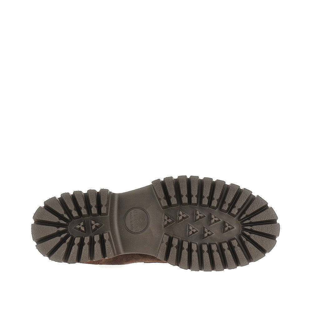 GUCCI 40 suede leather ankle boots with horsebit