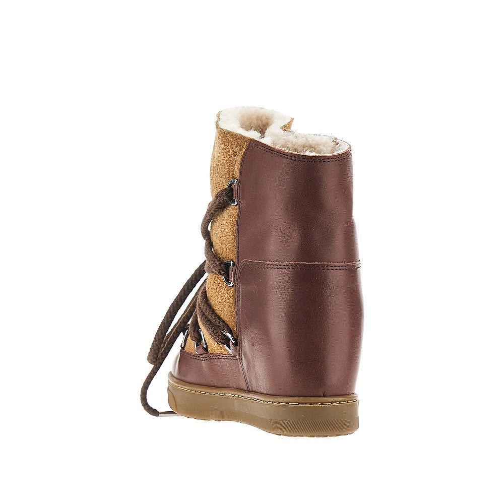 nowles leather booties
