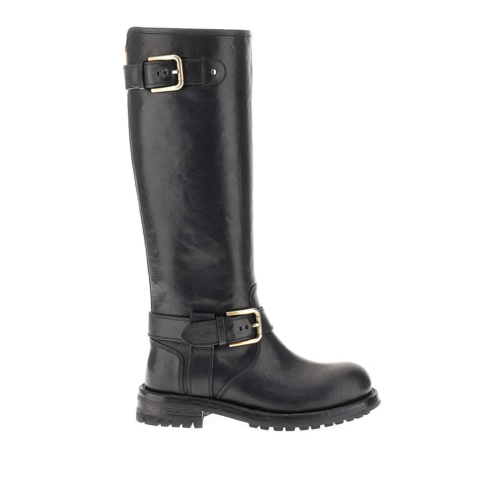 DOLCE&amp;GABBANA 37 leather biker boots