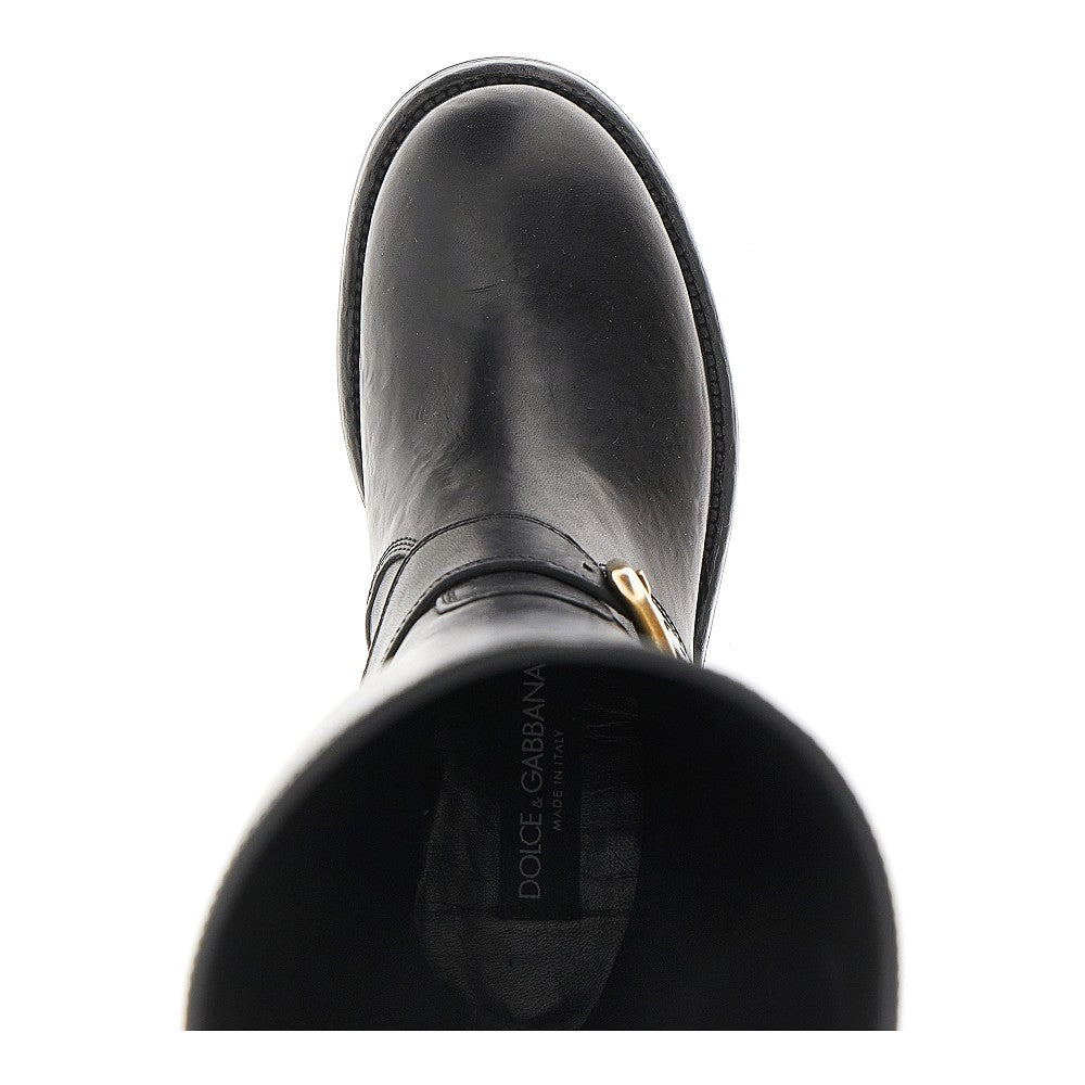 DOLCE&amp;GABBANA 37 leather biker boots