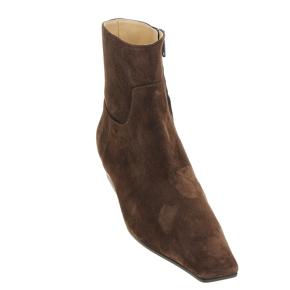 KHAITE 36 marfa suede leather boots