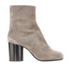 suede leather tabi ankle boots
