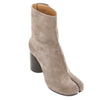 suede leather tabi ankle boots