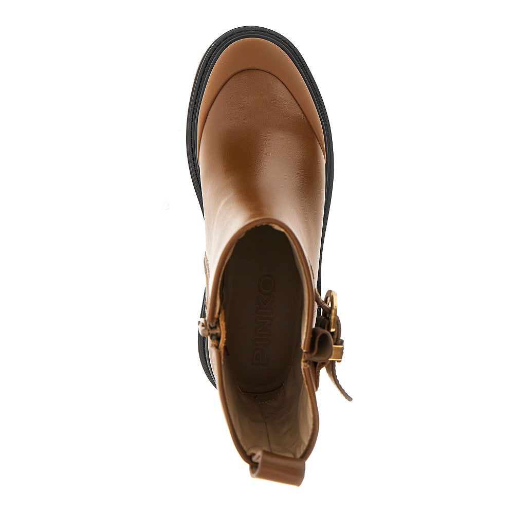 PINKO 37 leather ankle boots