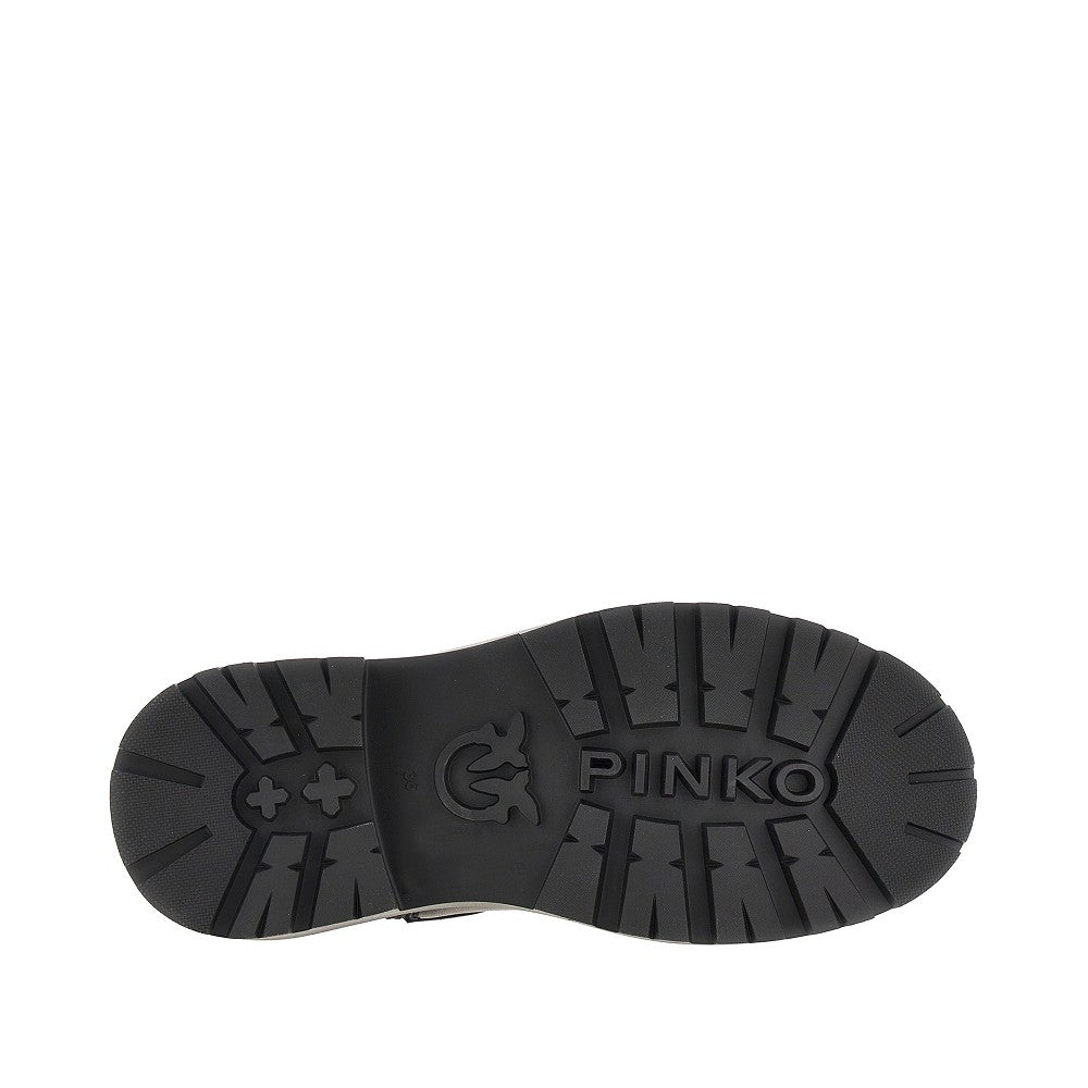 PINKO 36 leather boots with strap