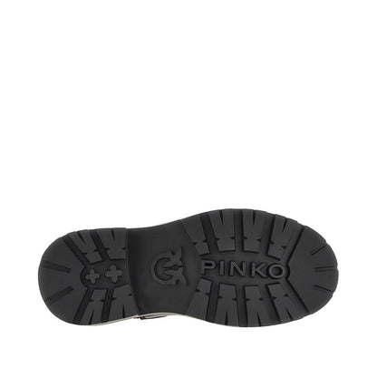 PINKO 36 leather boots with strap