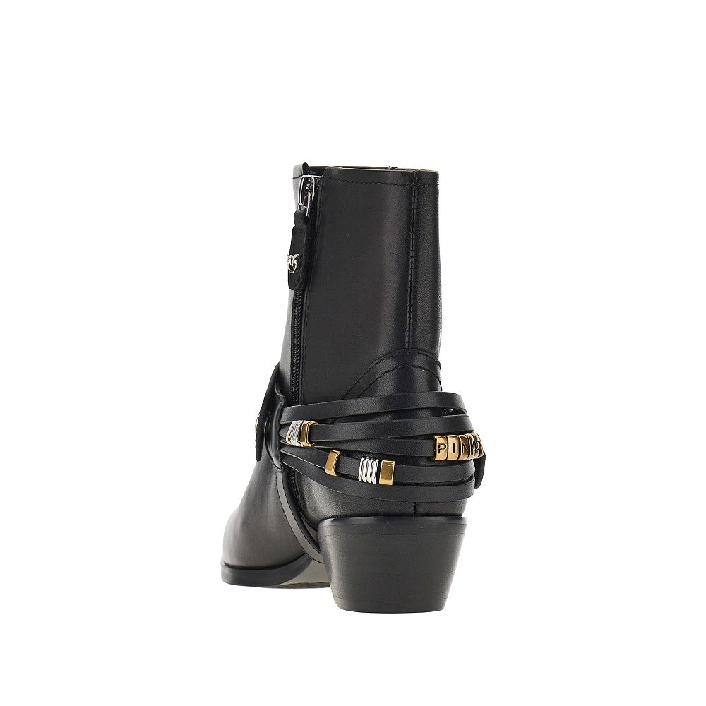 leather ankle boots