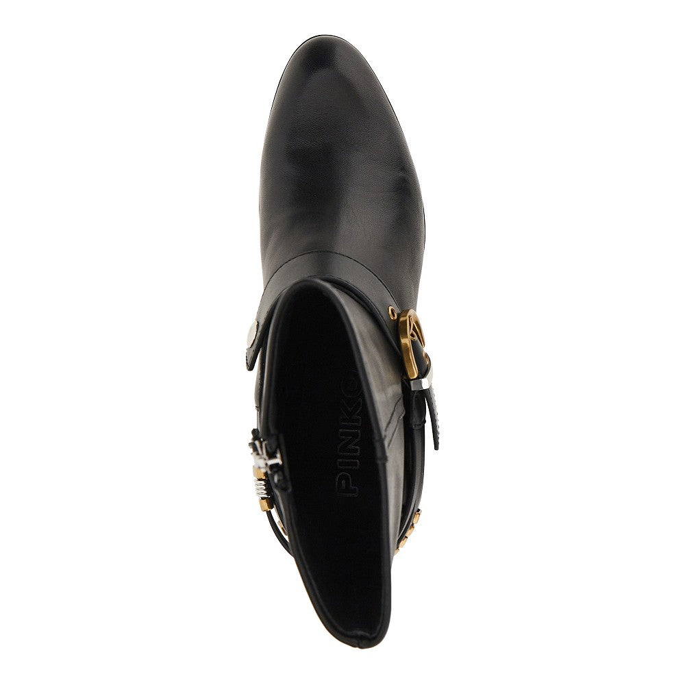 leather ankle boots