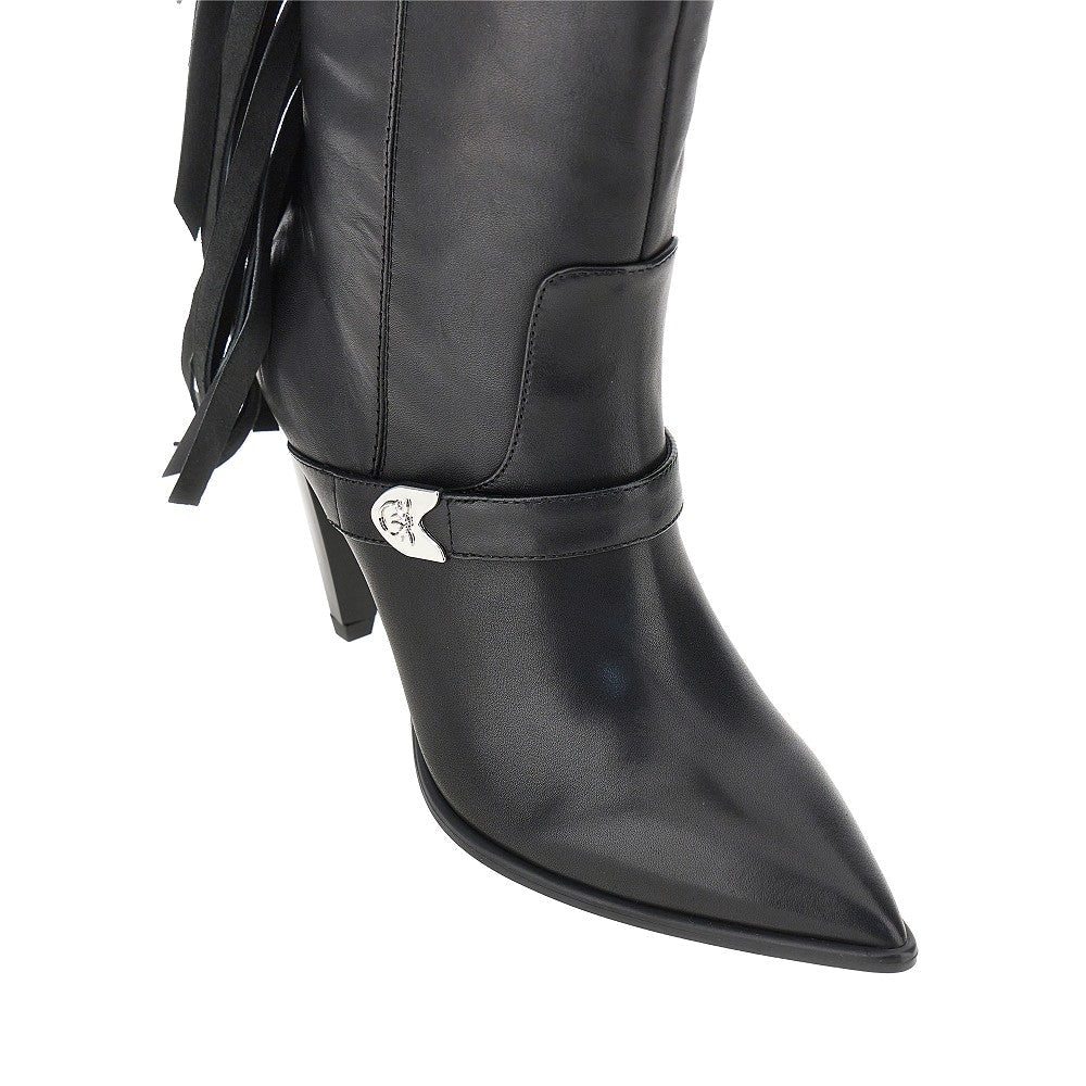 PINKO 36 leather vane boots