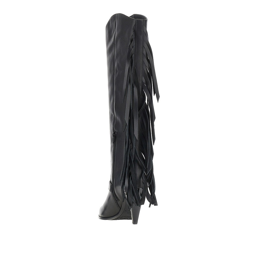 leather vane boots