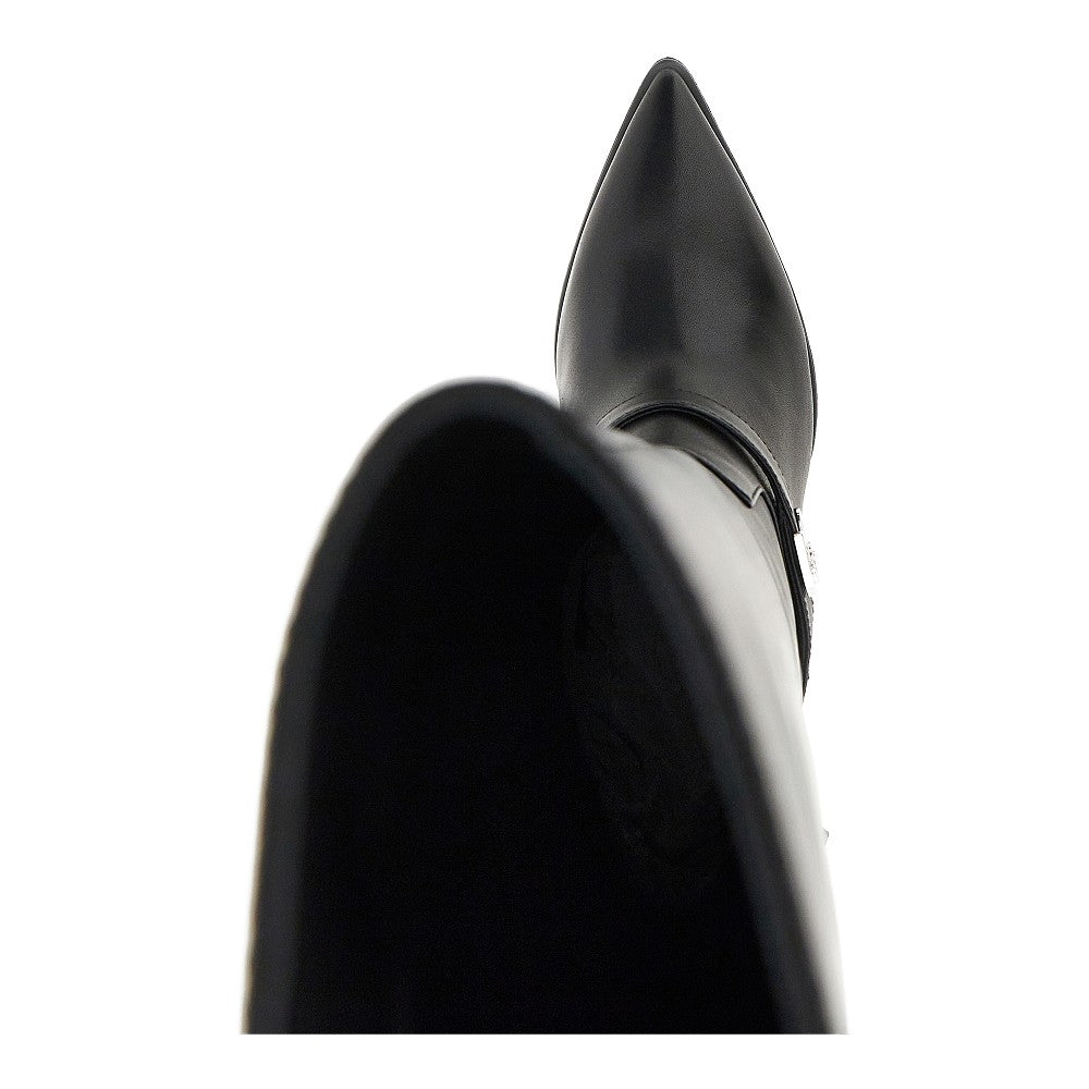 leather vane boots