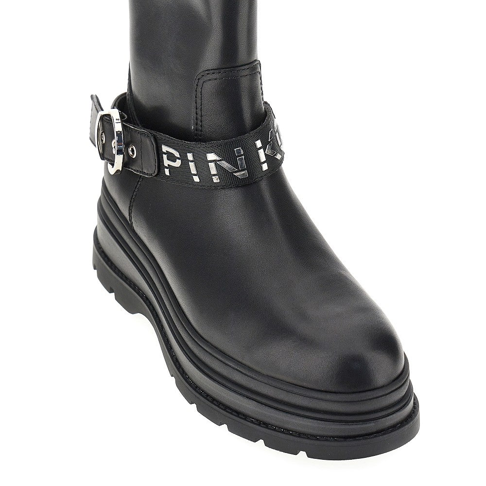 PINKO 36 eva leather boots