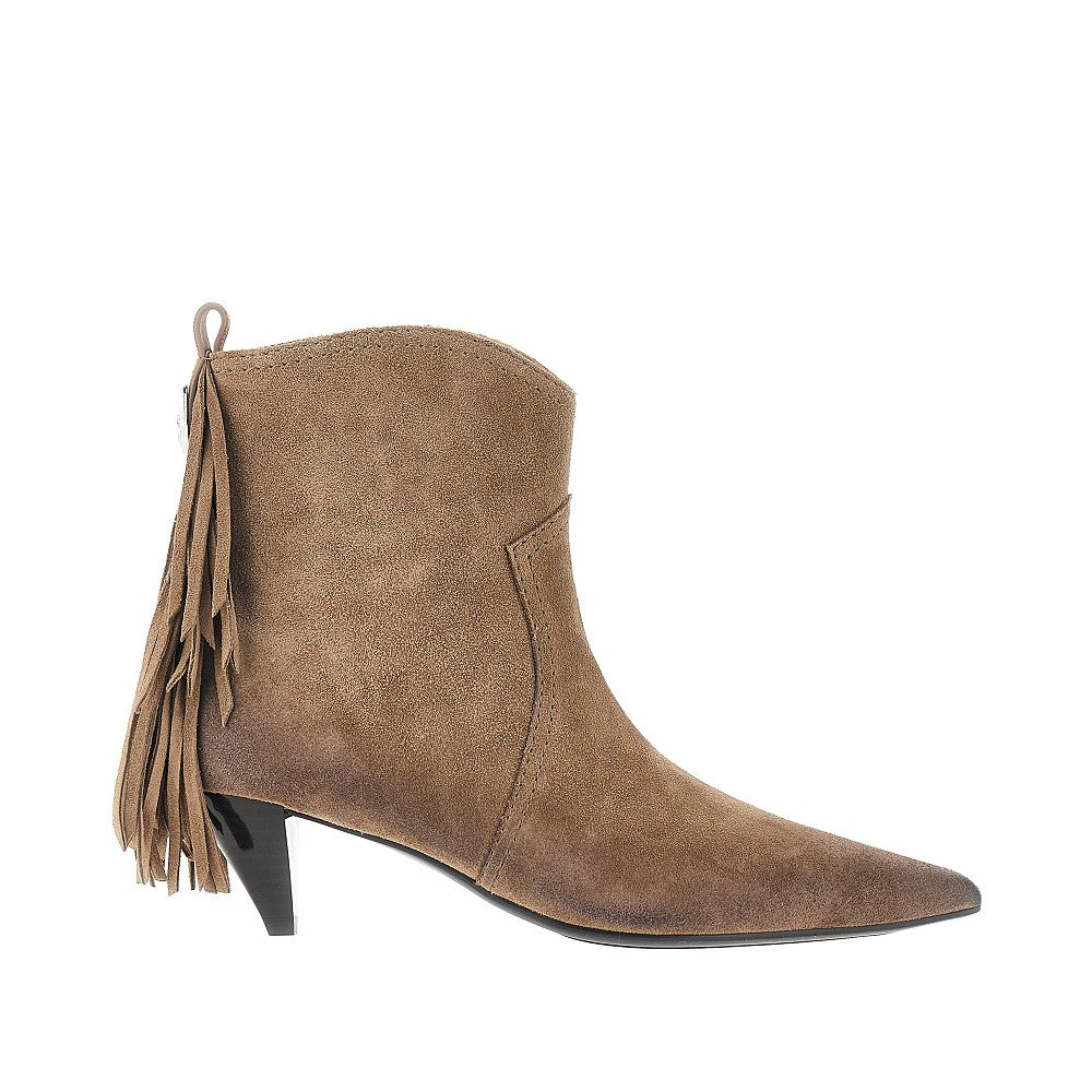 PINKO 36 suede leather didi boots