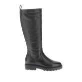 BALLY 36 grain leather boots with shearling lining