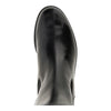 metal dots leather chelsea boots