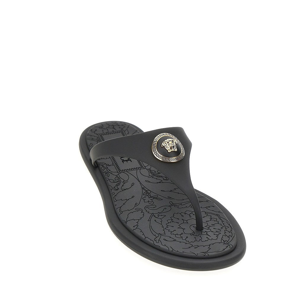 VERSACE 36 alia rubber thong slides