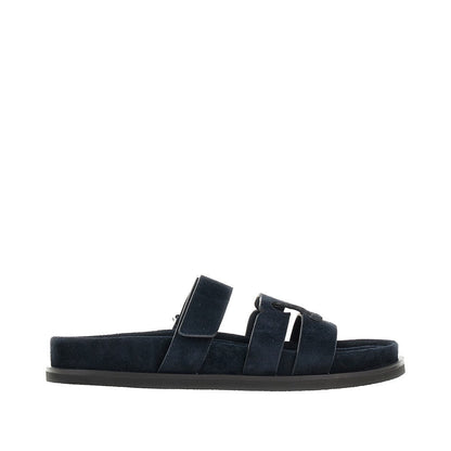 TORY BURCH 6.5 suede leather ines slides